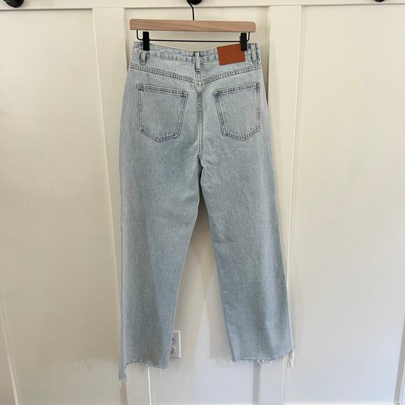 Princess Polly Light Wash Wide Leg Jeans Women's Size 6 - Picture 2 of 6